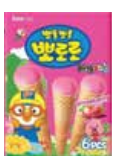 Pororo Ice Cone Snack Strawberry
